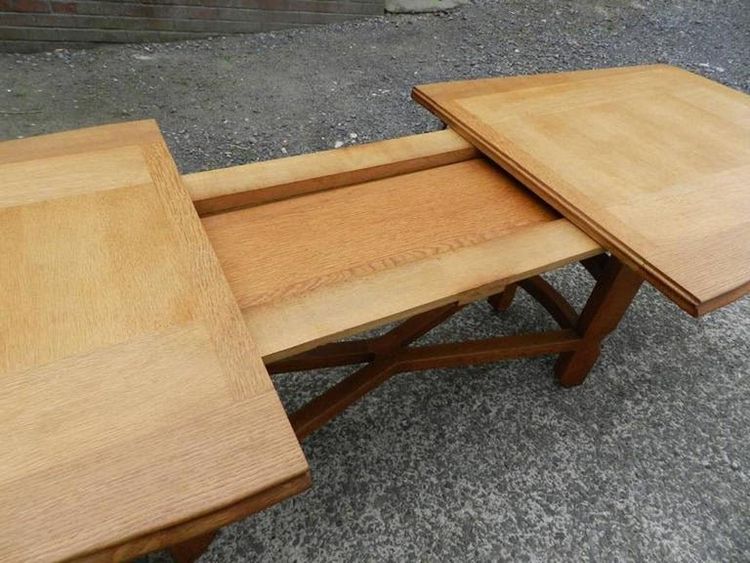 Guillerme Et Chambron , Grande tavolo da pranzo Edition Votre Maison Circa 1970