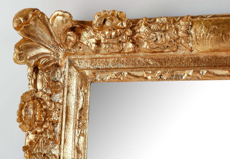 Miroir en bois et stuc sculpté et doré d’époque Régence vers 1720