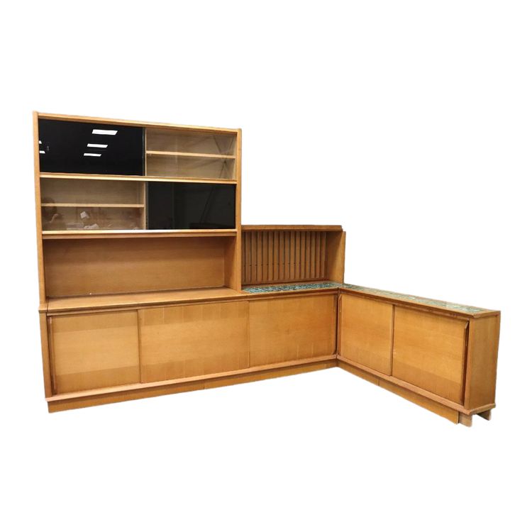 Guillerme Et Chambron Importante mobile ad angolo, Edition Votre Maison Circa 1965
