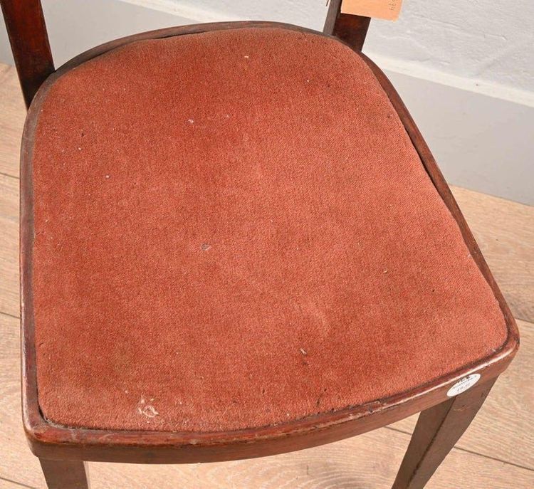 Thonet, Stained Wood Chair with Openwork Back, Viennese Secession, Circa 1900