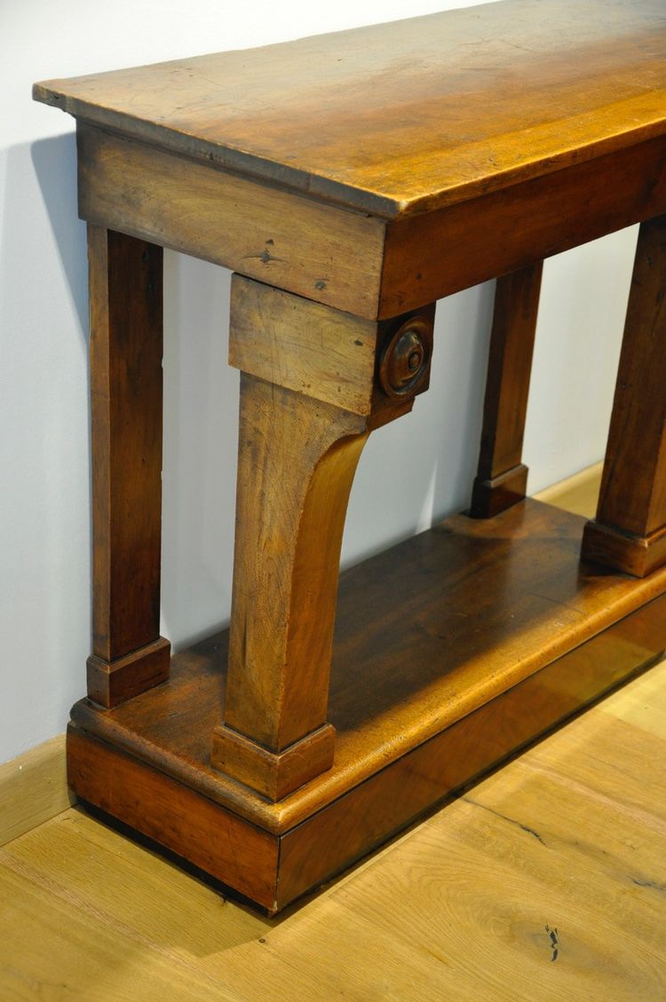 Consolle in noce in stile Direttorio - Fine XVIII/inizio XIX secolo
