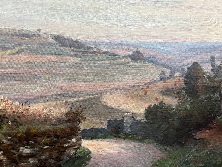 Quadro HST "Arrière Côte - environs de Dijon" Campagna della Côte d'Or - Borgogna