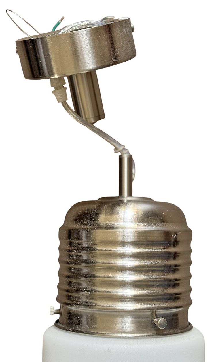 Giant light bulb pendant by Agemob International, 1980s