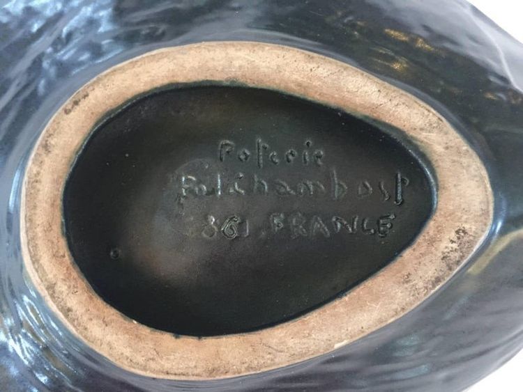 Pol Chambost Ceramic Plate Circa 1950/1960 Signed