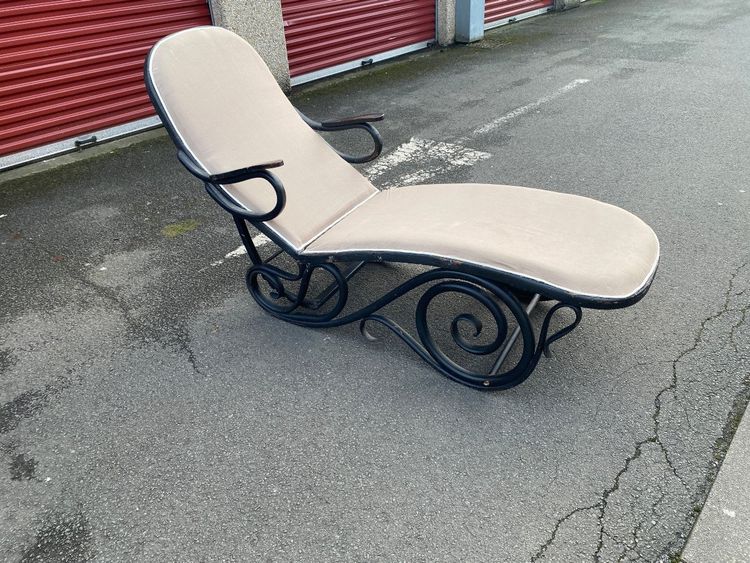Chaise Longue 1900 Thonet zugeschrieben