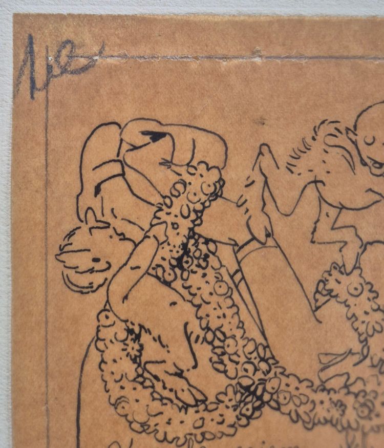Le Printemps Drawing on Carlegle tracing paper