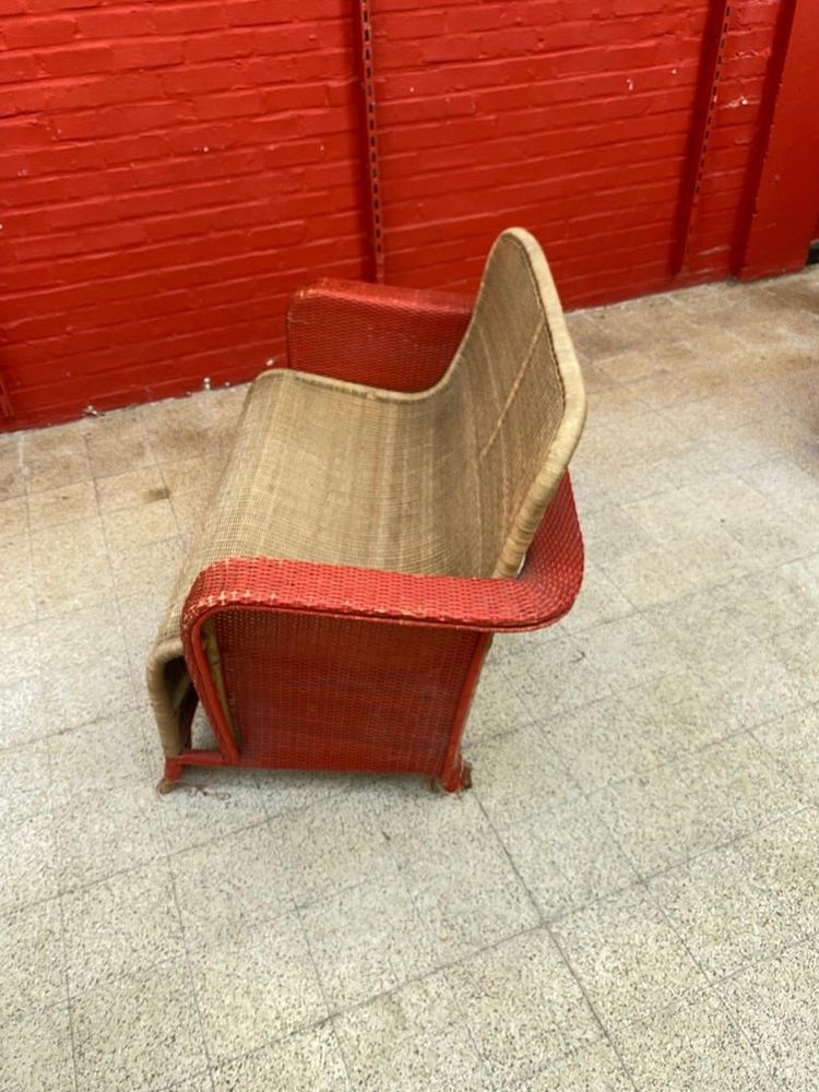 Art Deco Wicker Sofa Circa 1930