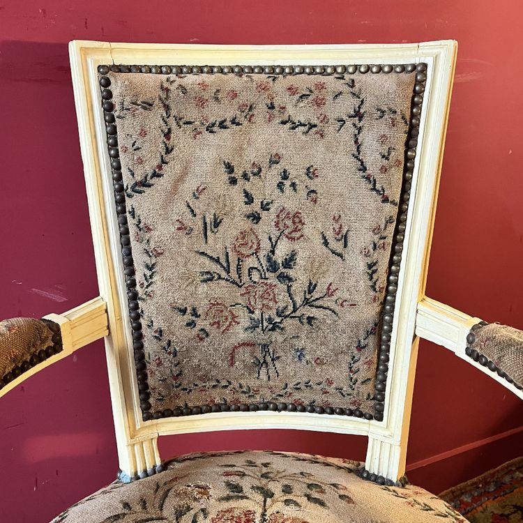 Rare Fauteuil Royaliste, Vers 1792/1795