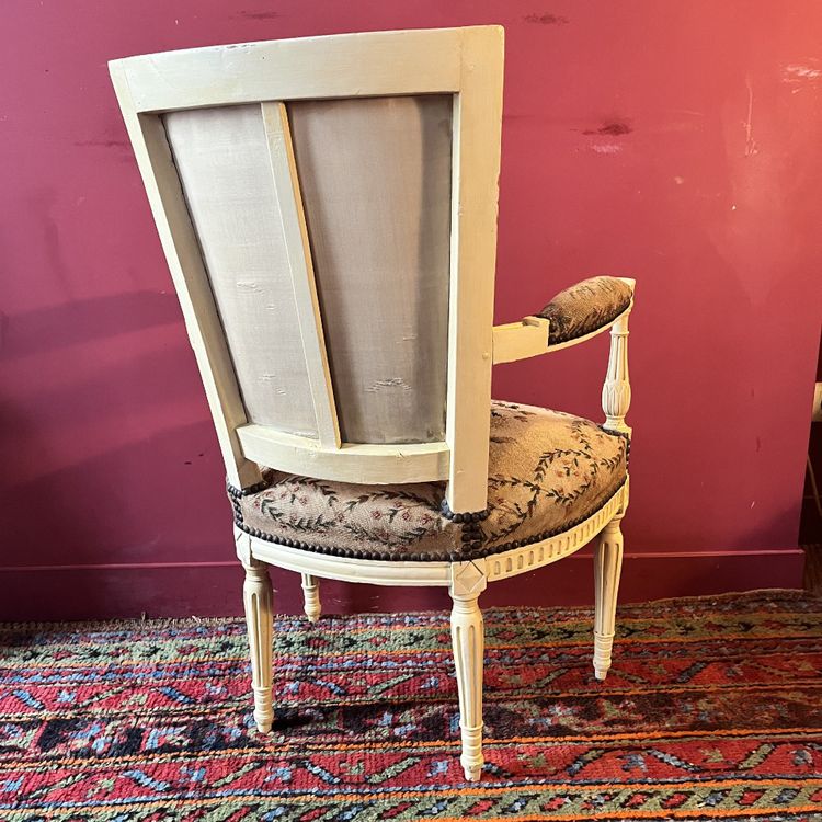 Rare Fauteuil Royaliste, Vers 1792/1795