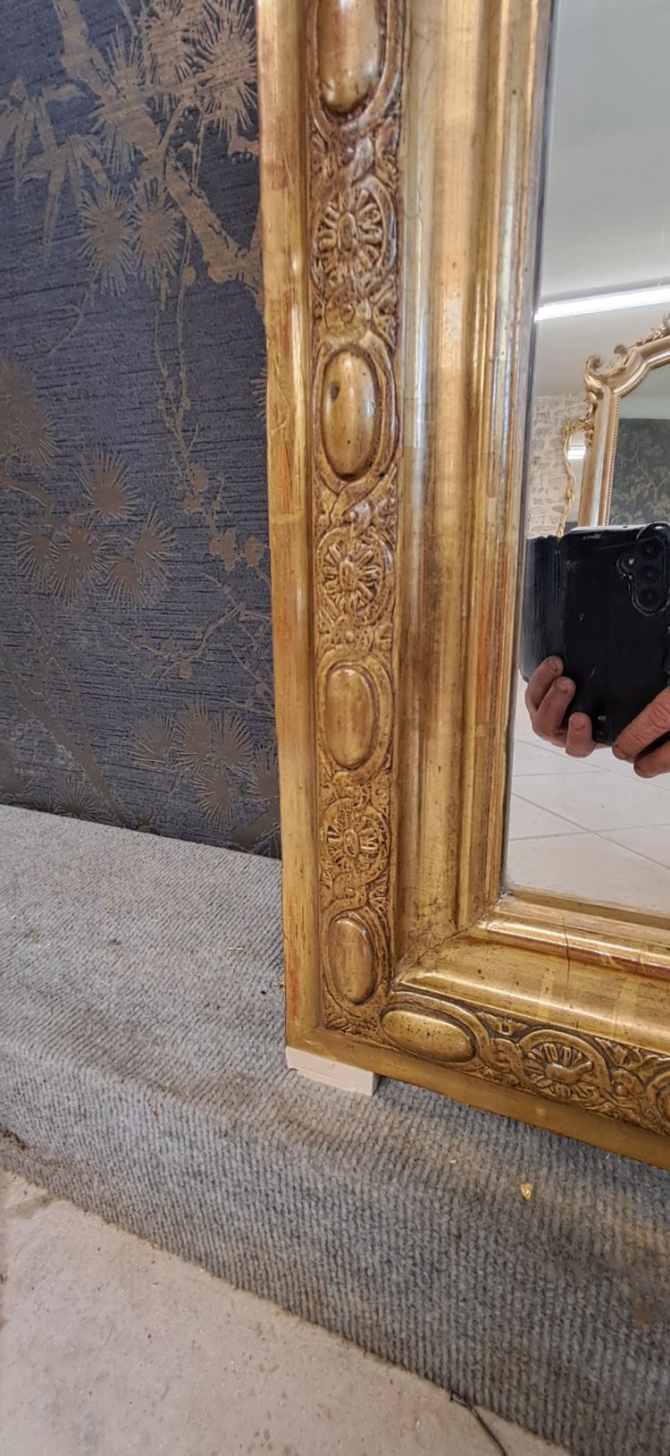 Louis Philippe period mirror 134x75