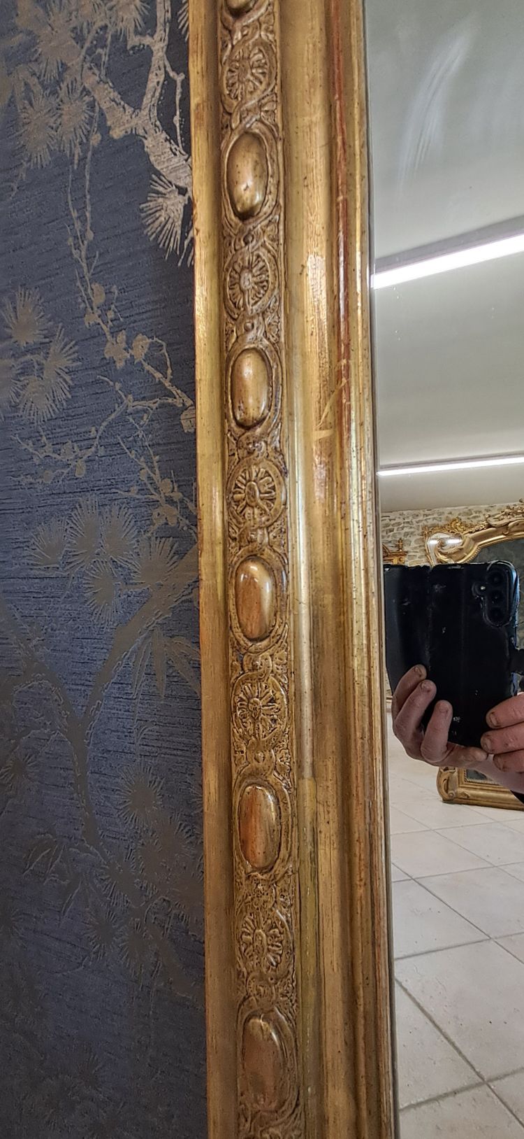 Louis Philippe period mirror 134x75