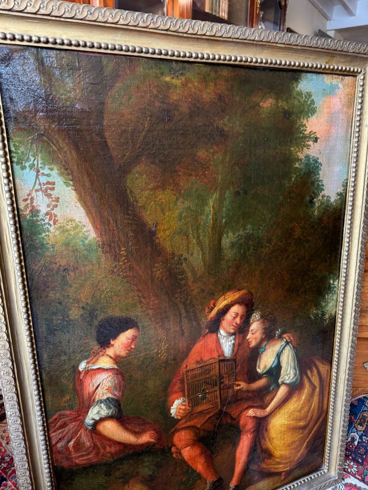 Grande dipinto del XVIII secolo