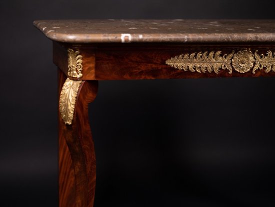 Console impero con timbro Jacob Desmalter, inizio XIX secolo