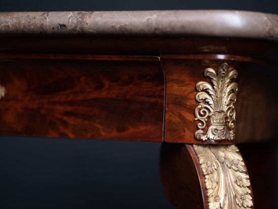 Console impero con timbro Jacob Desmalter, inizio XIX secolo