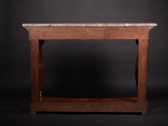Console impero con timbro Jacob Desmalter, inizio XIX secolo