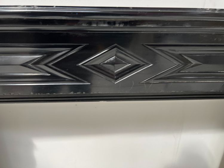 Napoleon III mantel with black marble claw feet 19th century