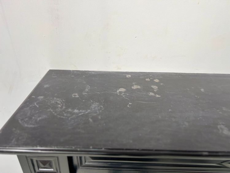 Napoleon III mantel with black marble claw feet 19th century