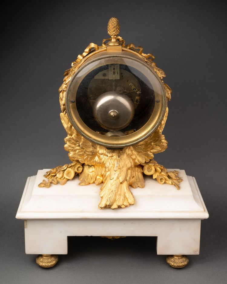 Marble and Gilt Bronze Clock, 19th Century