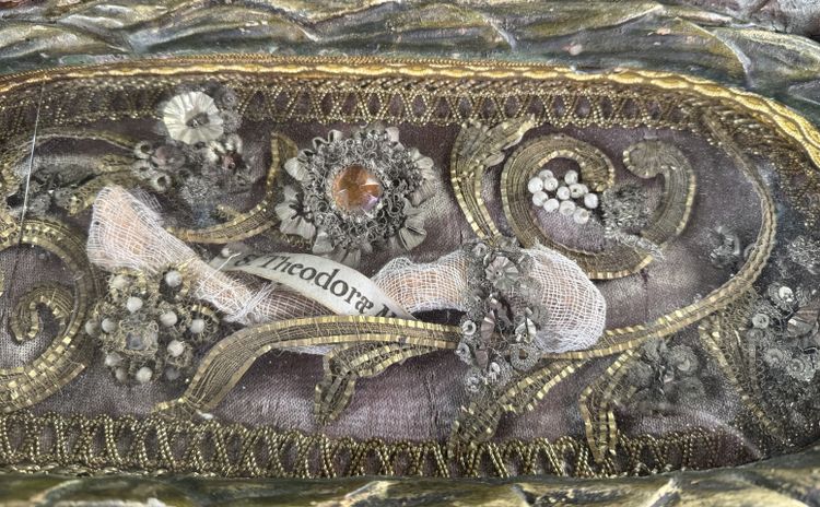 Pair Of Reliquaries - altarpiece element - 18th century
