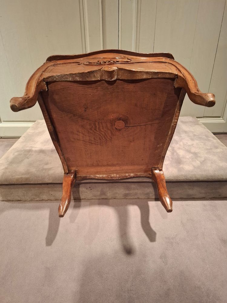 Louis XV period beechwood commode.
