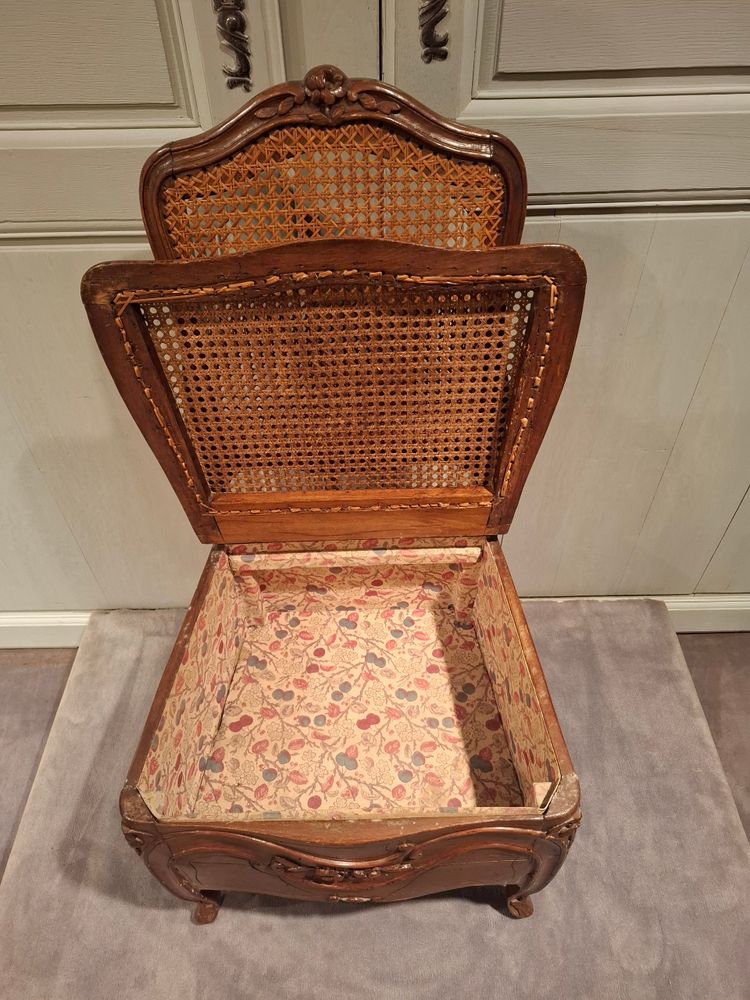 Louis XV period beechwood commode.