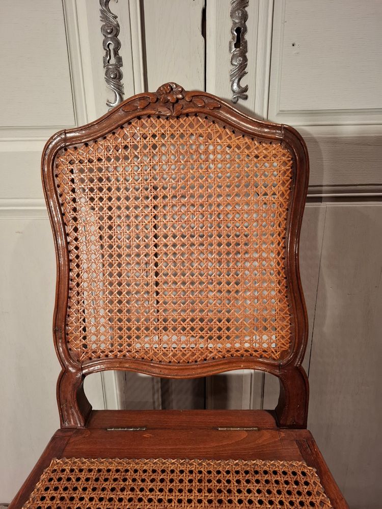 Louis XV period beechwood commode.