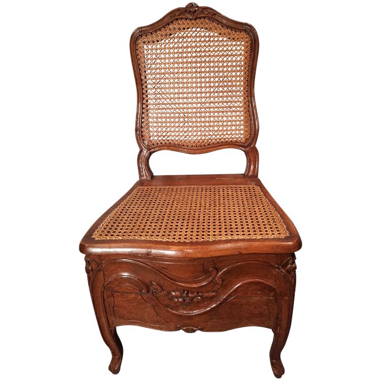 Louis XV period beechwood commode.
