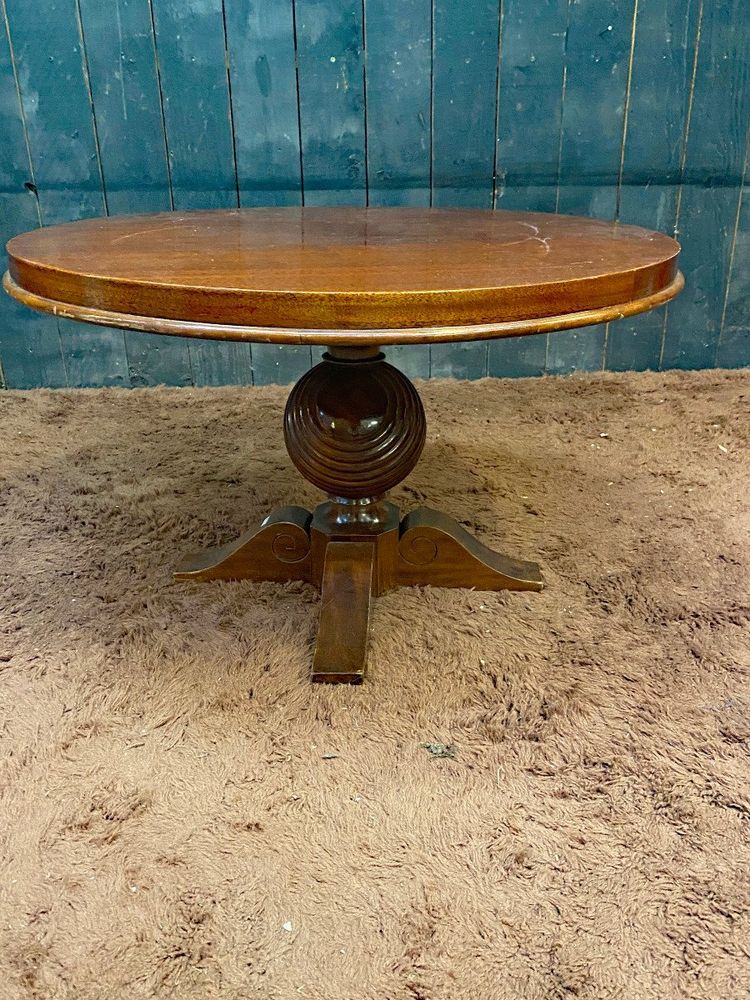 Gueridon in mogano verniciato Art Déco 1940/1950 circa