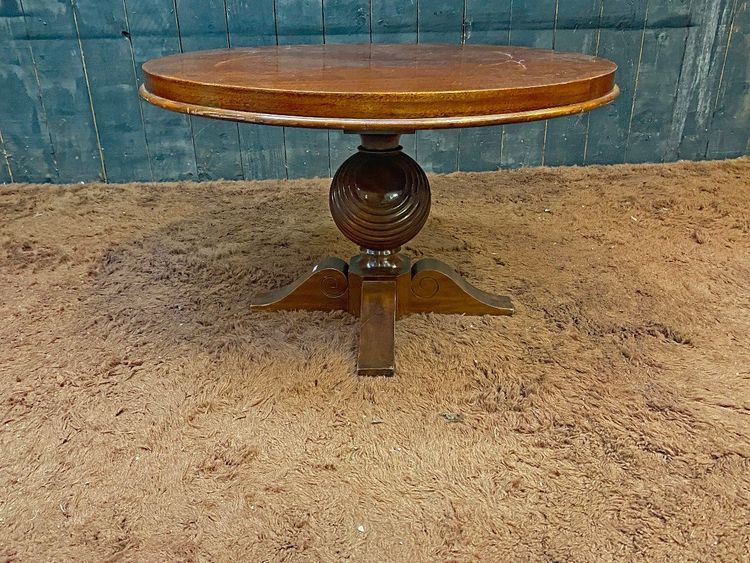 Gueridon in mogano verniciato Art Déco 1940/1950 circa