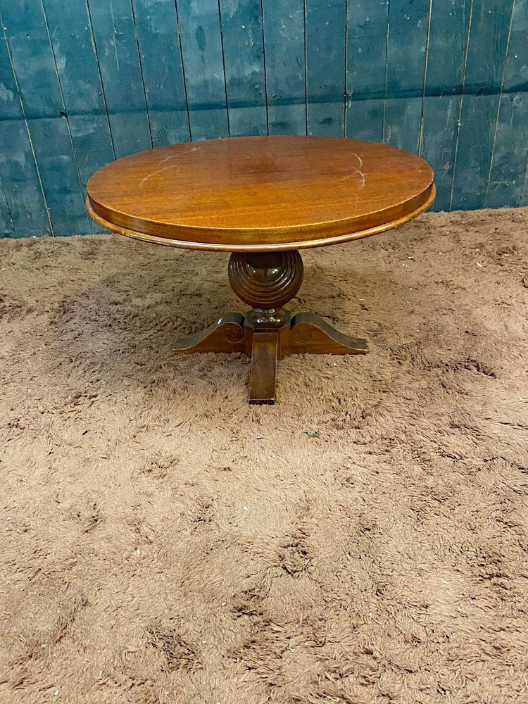Gueridon in mogano verniciato Art Déco 1940/1950 circa