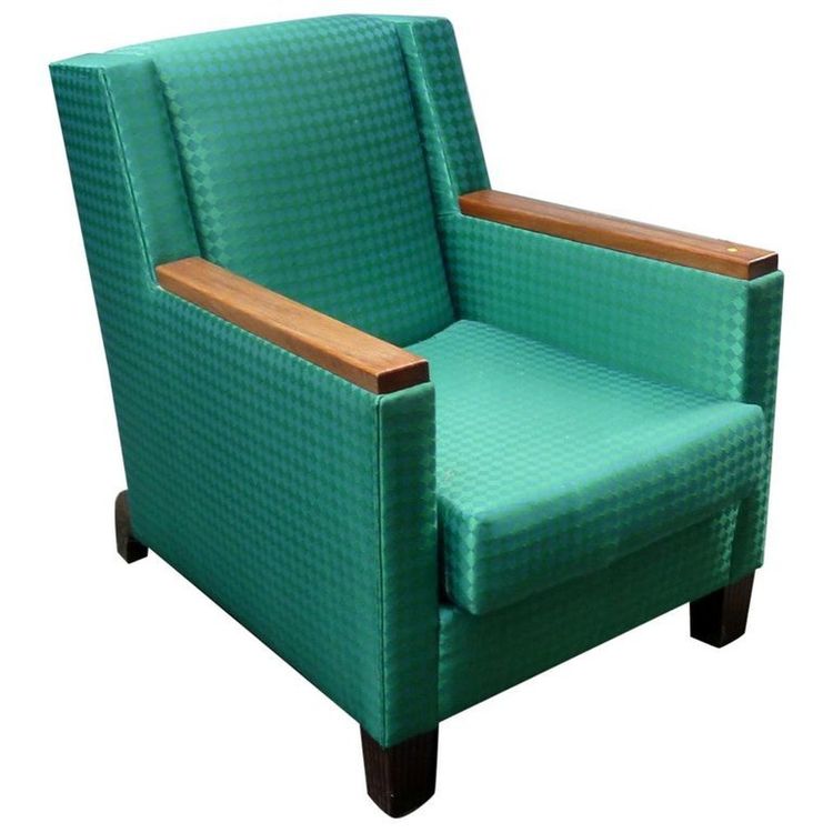 André Domin e Marcel Genevrière. 4 poltrone Art Déco, per la Casa Dominique, circa 1930.