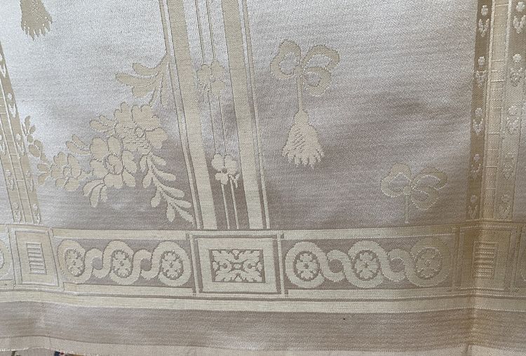 Lampas di seta del XIX secolo 