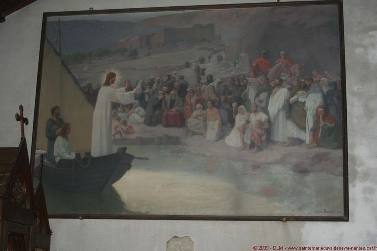 Louis Roger (1874-1953), La Prédication Au Bord Du Lac De Tibériade, Grand Prix De Rome 1899