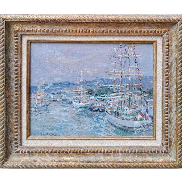 Jean Rigaud (1912-1999) L'armada de la Liberté à Rouen en 1994