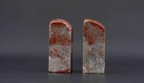 Paar Specksteinstempel, China Ende des 19., Anfang des 20. Jahrhunderts