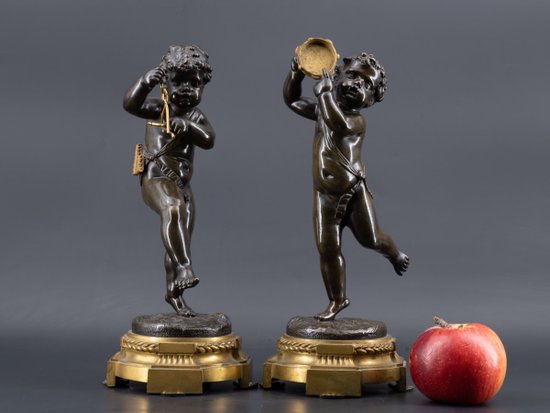 Coppia di putti, XIX secolo