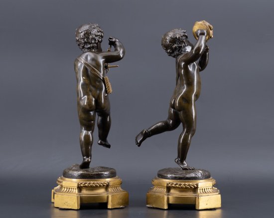 Coppia di putti, XIX secolo