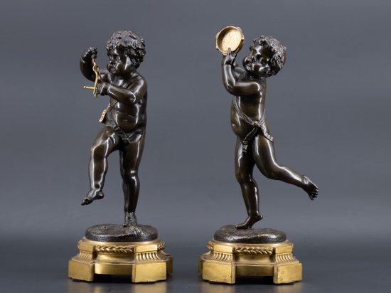 Coppia di putti, XIX secolo
