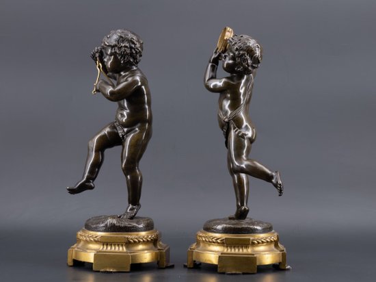 Coppia di putti, XIX secolo