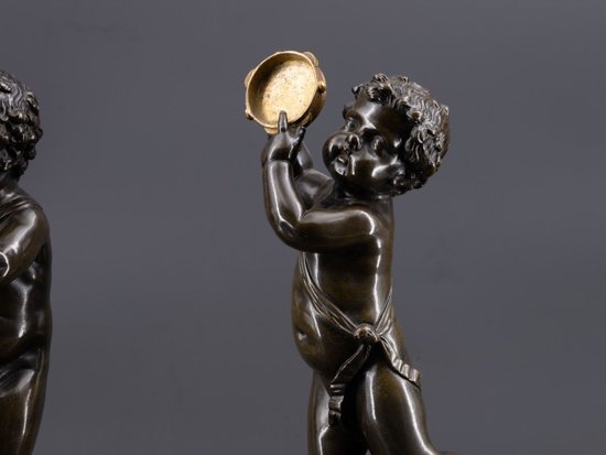 Coppia di putti, XIX secolo