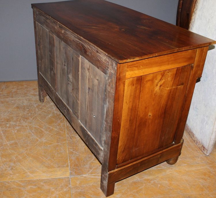 Commode Empire en noyer fin XIX