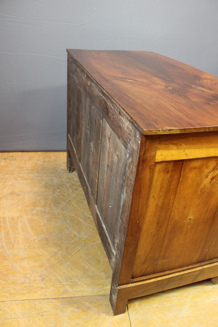 Commode Empire en noyer fin XIX