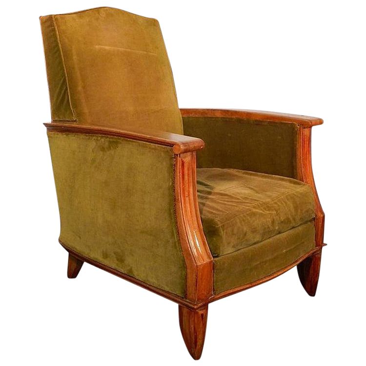 Maurice Jallot (attributed to) Art Deco armchair Circa 1930