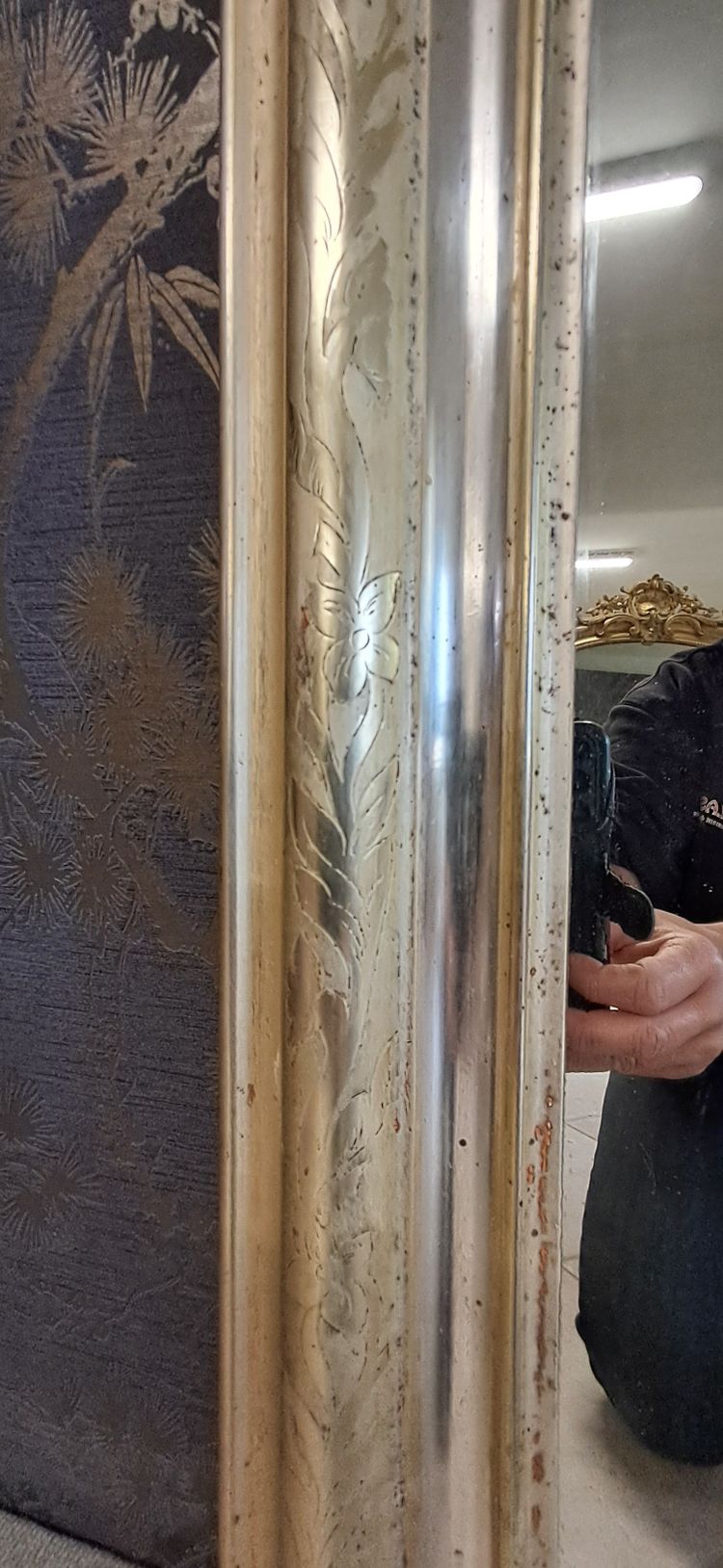 Louis Philippe period mirror 119 x 83