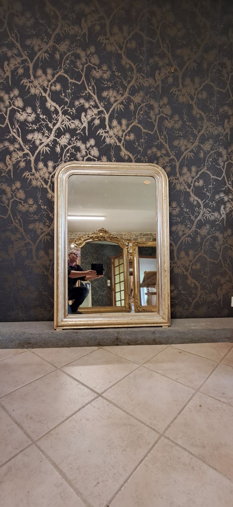 Louis Philippe period mirror 119 x 83