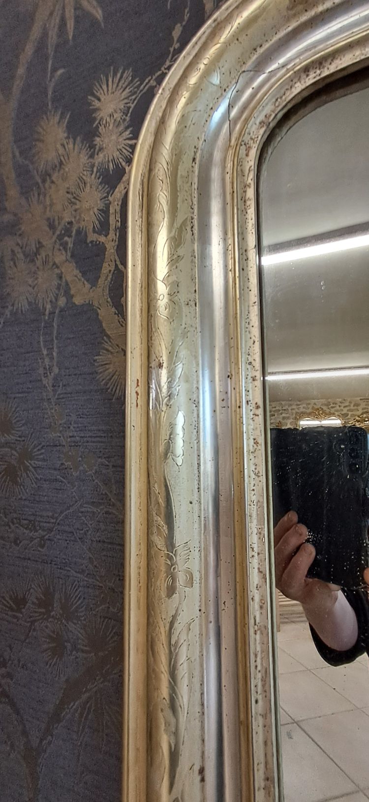 Louis Philippe period mirror 119 x 83