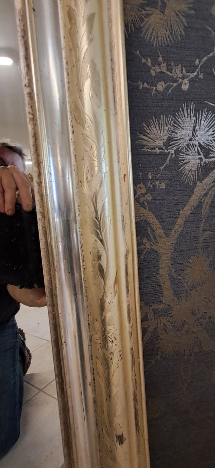 Louis Philippe period mirror 119 x 83