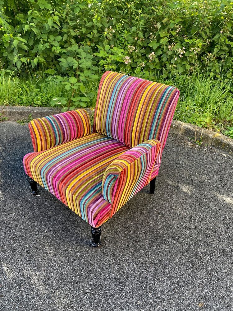 Paar Sessel Napoleon III , Restauriert Velours Mehrere Farben