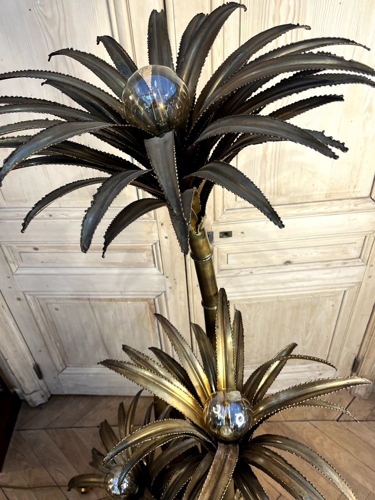 Maison JANSEN Lampada da terra modello Palm tree
