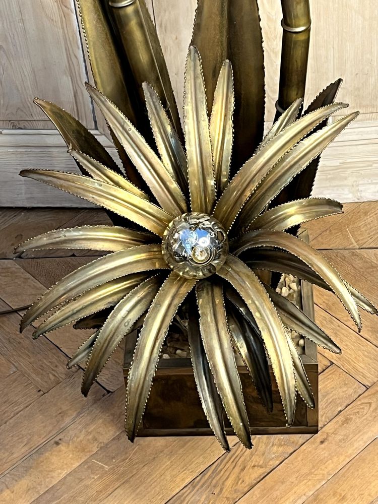 Maison JANSEN Lampada da terra modello Palm tree
